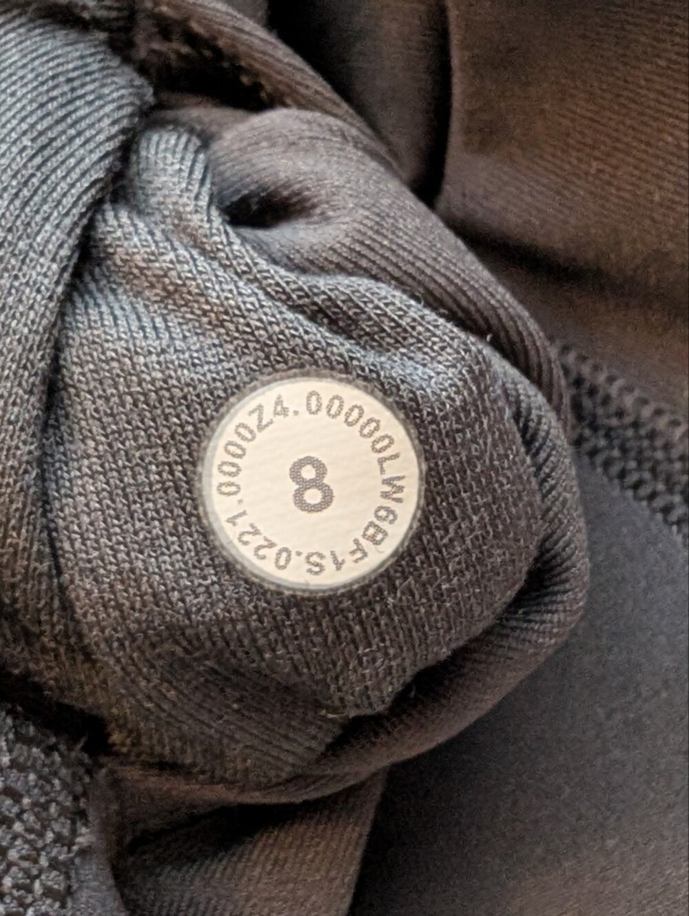 Lululemon Wunder Under Crop Leggings High-Rise Scallop Luxtreme 23" Black Size 8 - Picture 8 of 8
